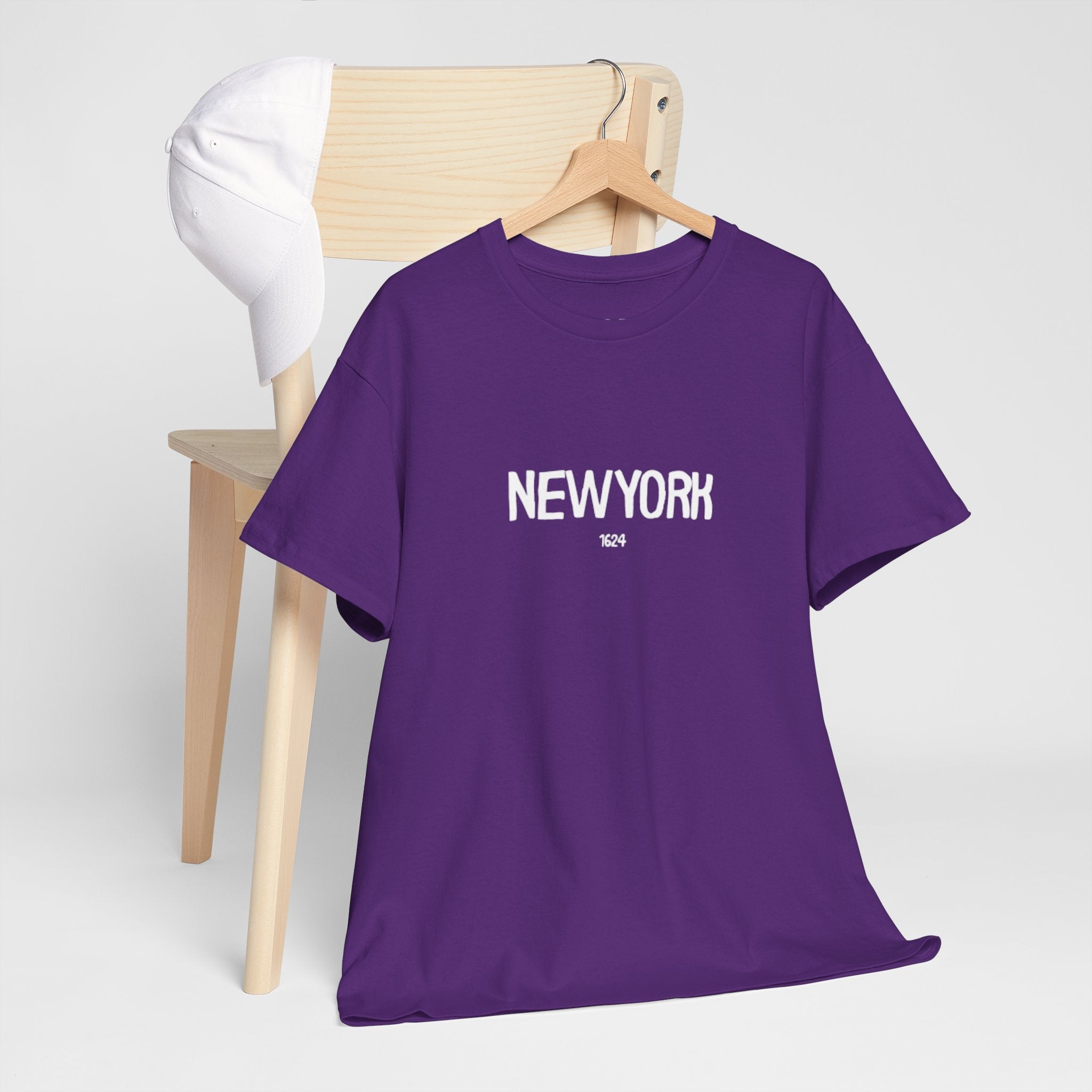 OH New York Printed Unisex Heavy Cotton Tee