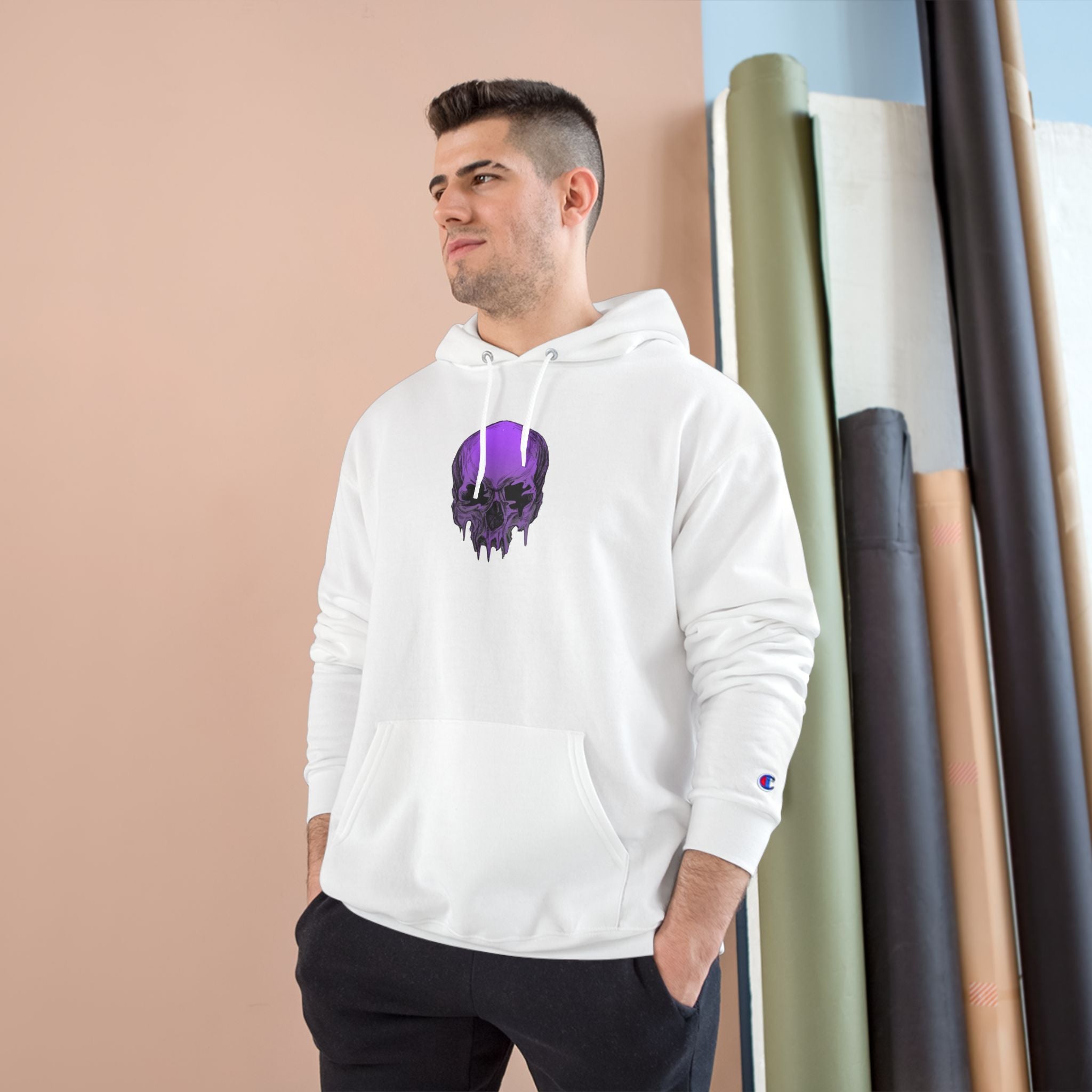 OH Purple Skull Champion Hoodie