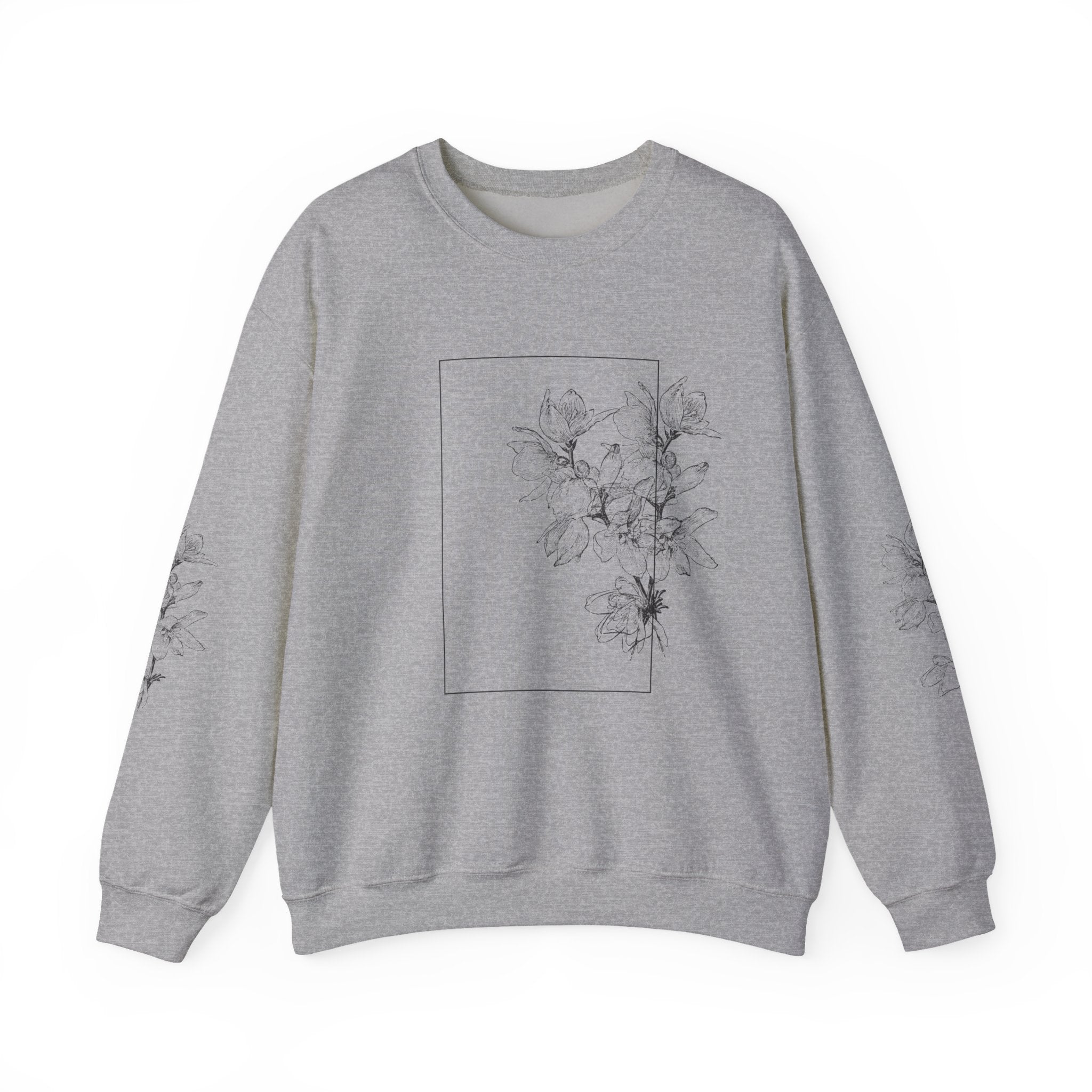 OH Floral Print Unisex Heavy Blend™ Crew Neck Sweatshirt