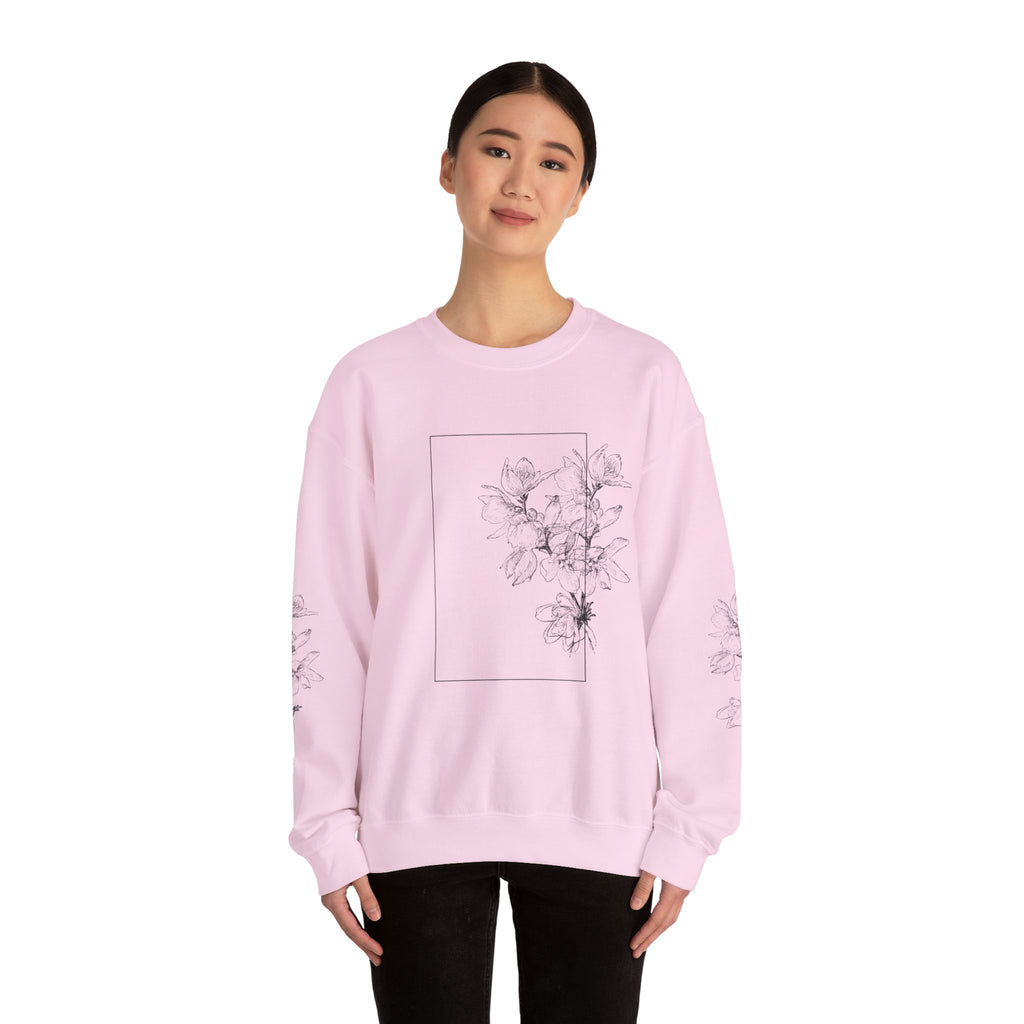 OH Floral Print Unisex Heavy Blend™ Crew Neck Sweatshirt