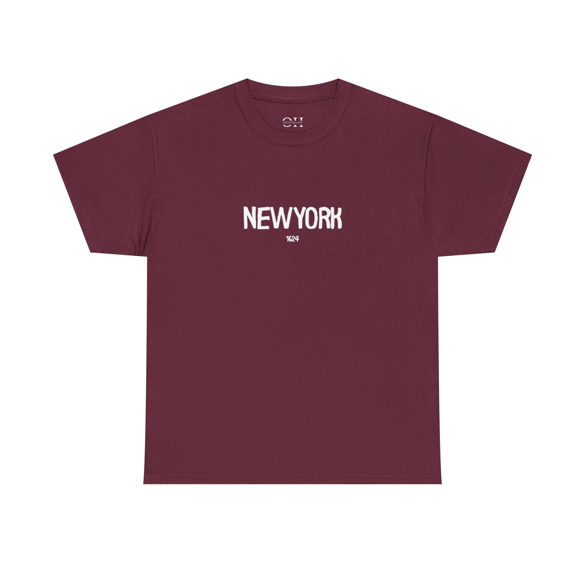 OH New York Printed Unisex Heavy Cotton Tee