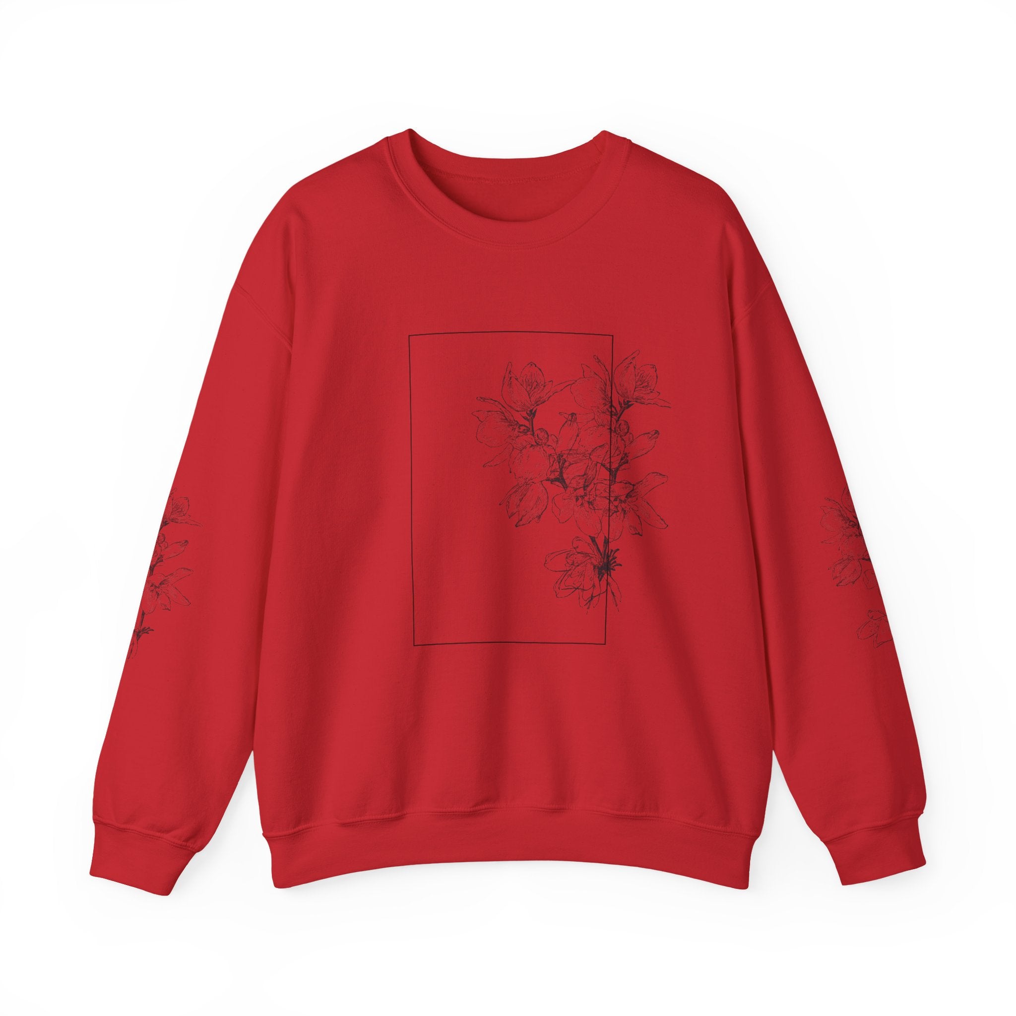 OH Floral Print Unisex Heavy Blend™ Crew Neck Sweatshirt