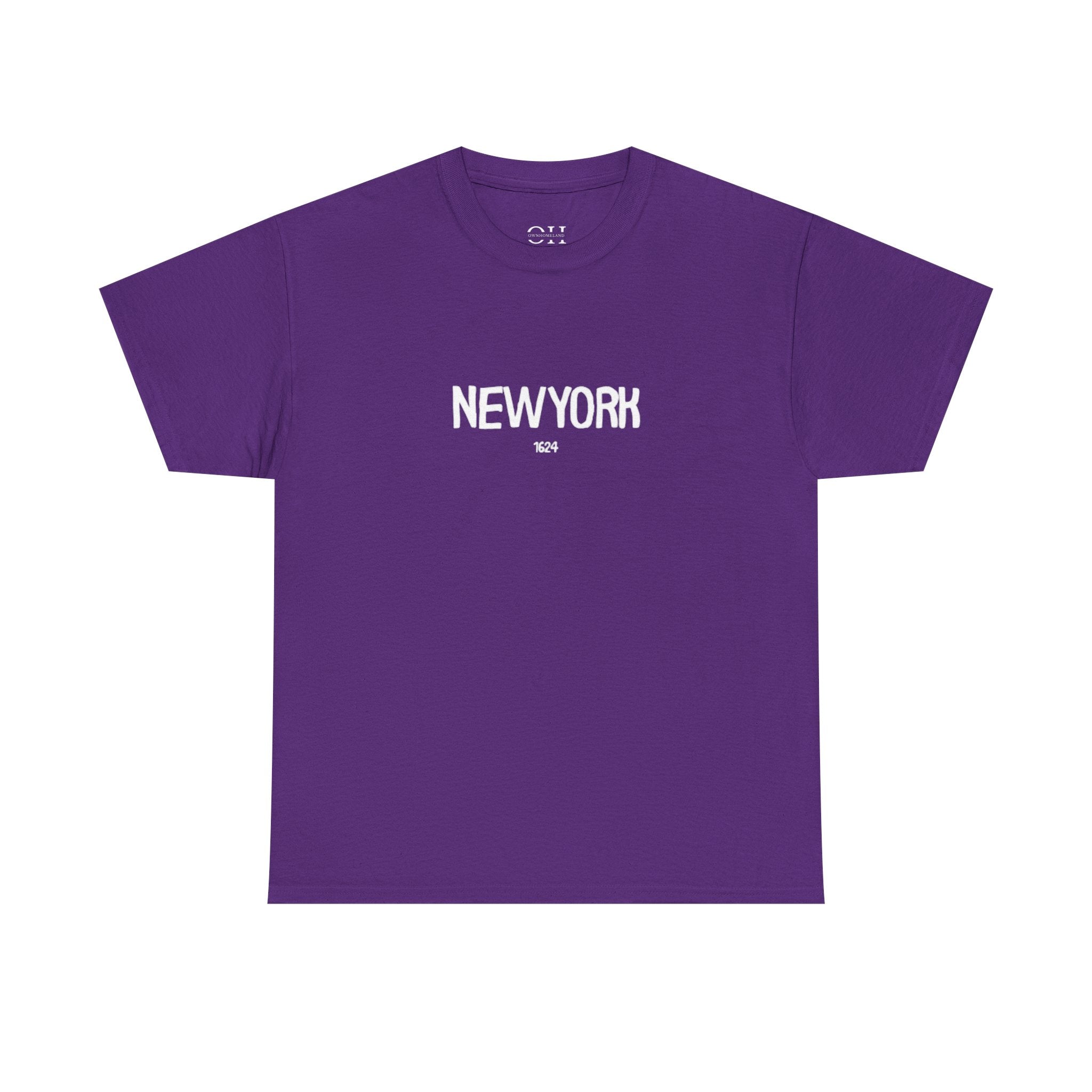 OH New York Printed Unisex Heavy Cotton Tee