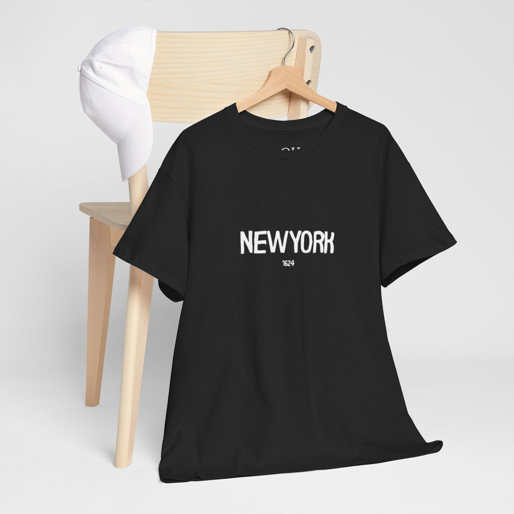 OH New York Printed Unisex Heavy Cotton Tee