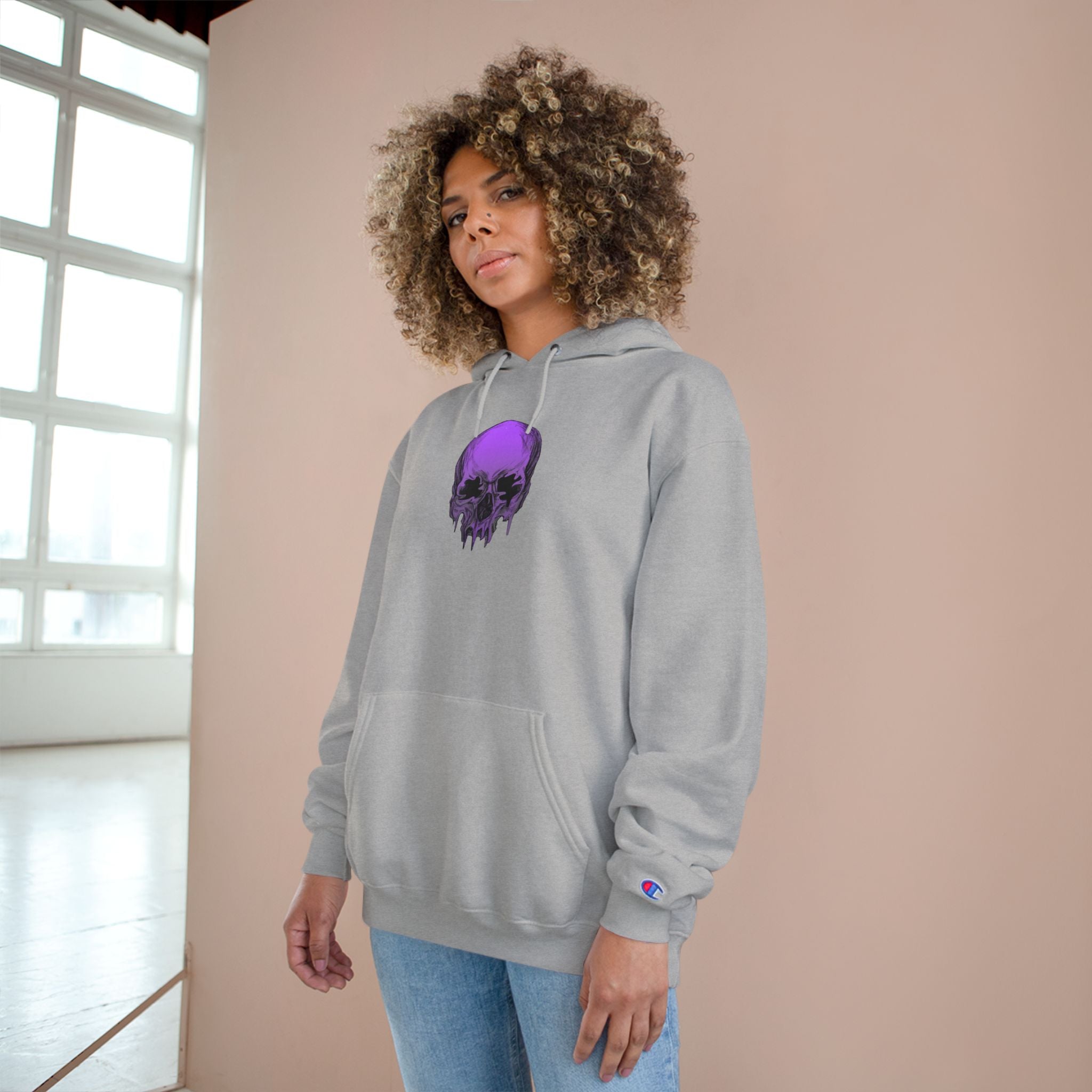 OH Purple Skull Champion Hoodie
