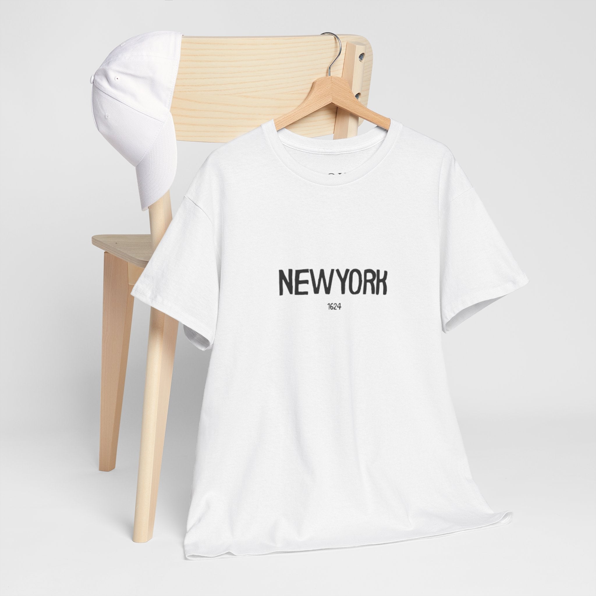 OH New York Printed Unisex Heavy Cotton Tee
