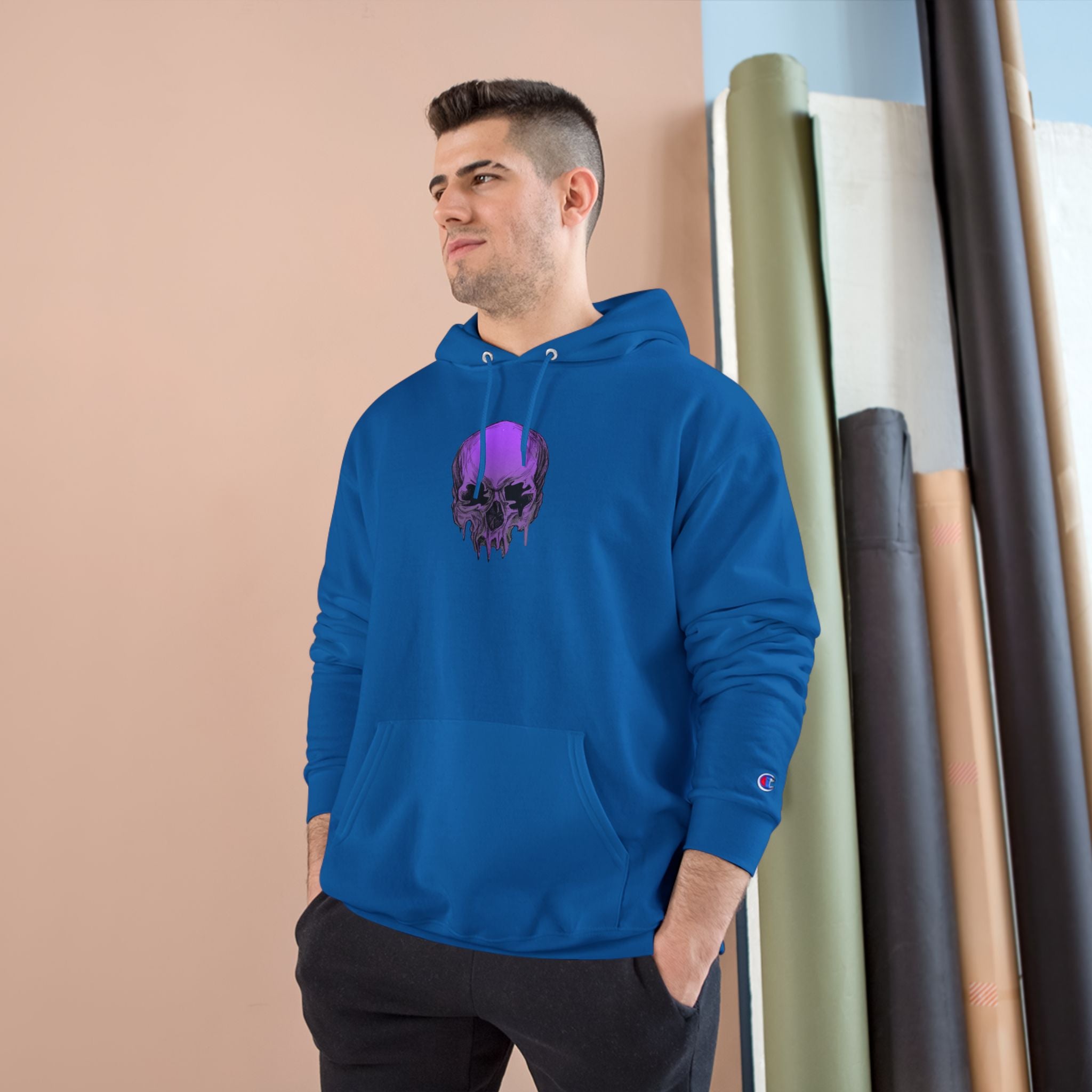 OH Purple Skull Champion Hoodie