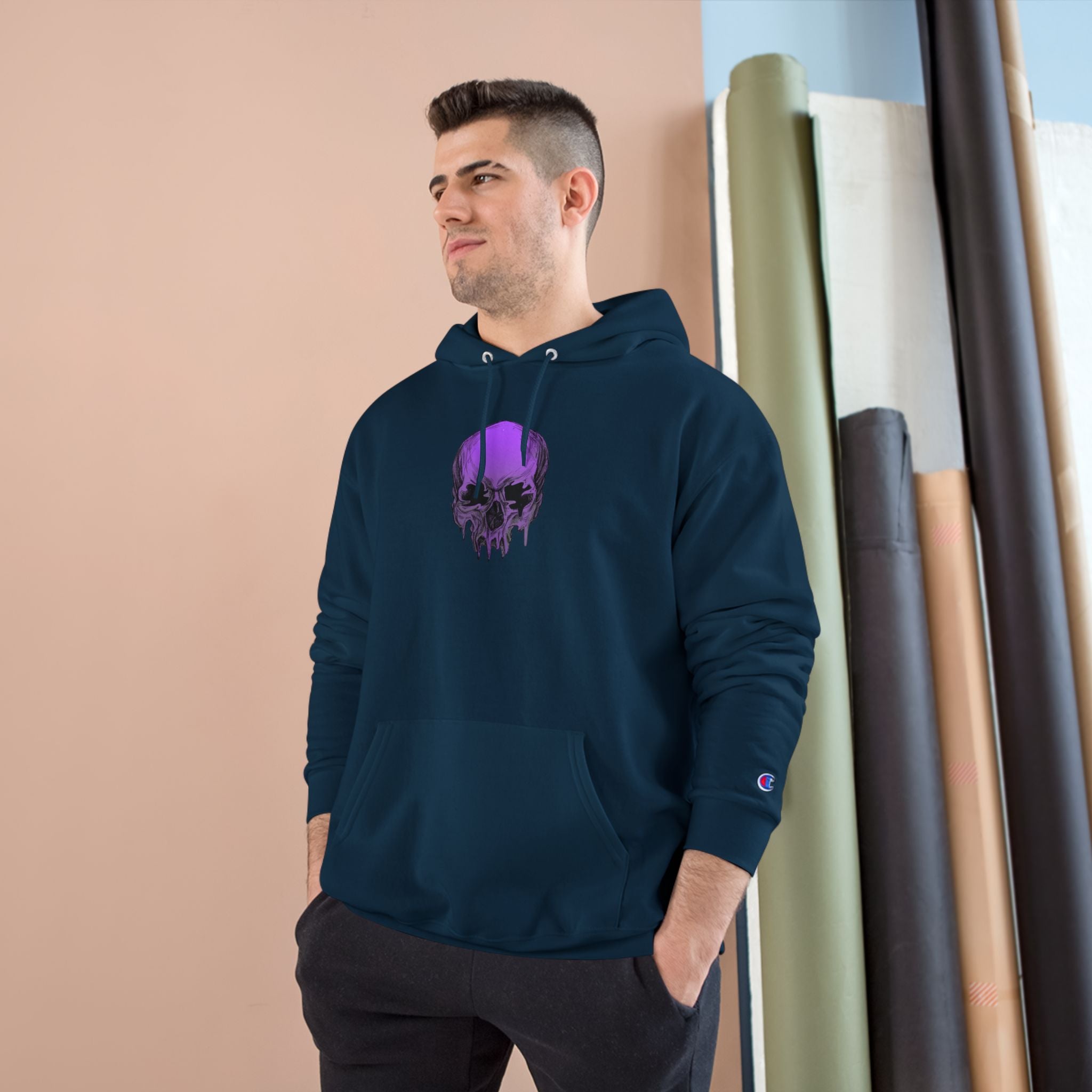 OH Purple Skull Champion Hoodie