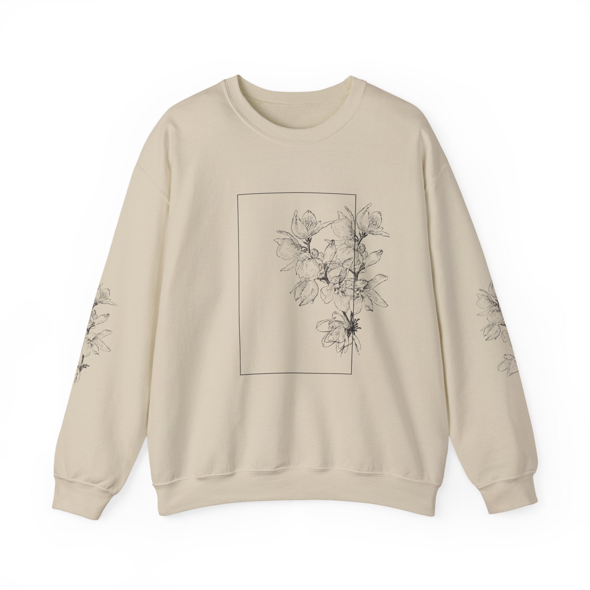 OH Floral Print Unisex Heavy Blend™ Crew Neck Sweatshirt