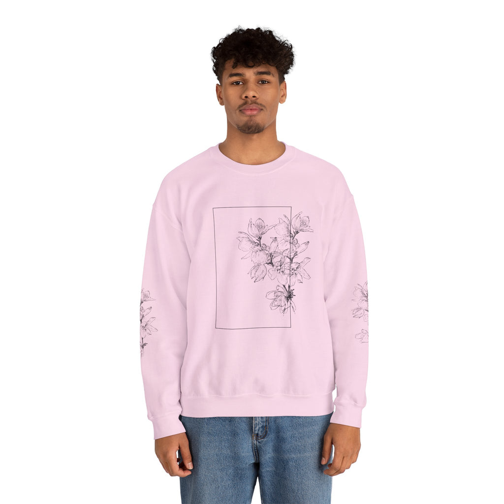 OH Floral Print Unisex Heavy Blend™ Crew Neck Sweatshirt