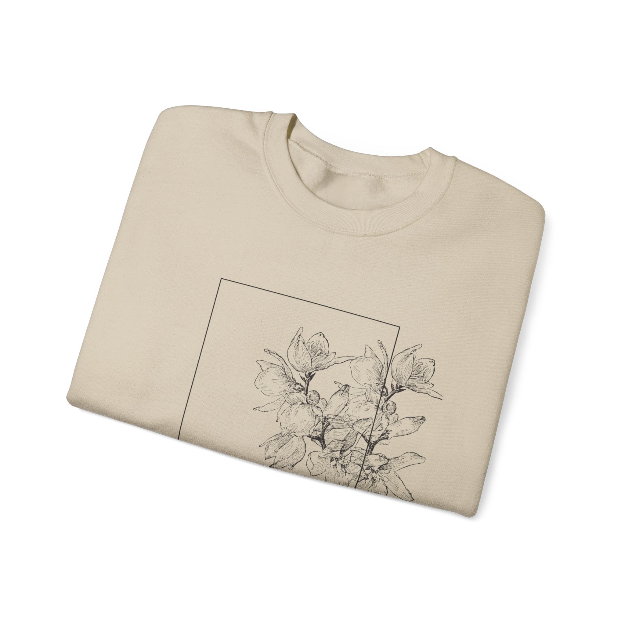 OH Floral Print Unisex Heavy Blend™ Crew Neck Sweatshirt