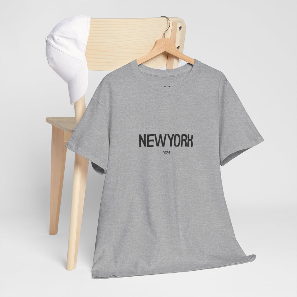 OH New York Printed Unisex Heavy Cotton Tee