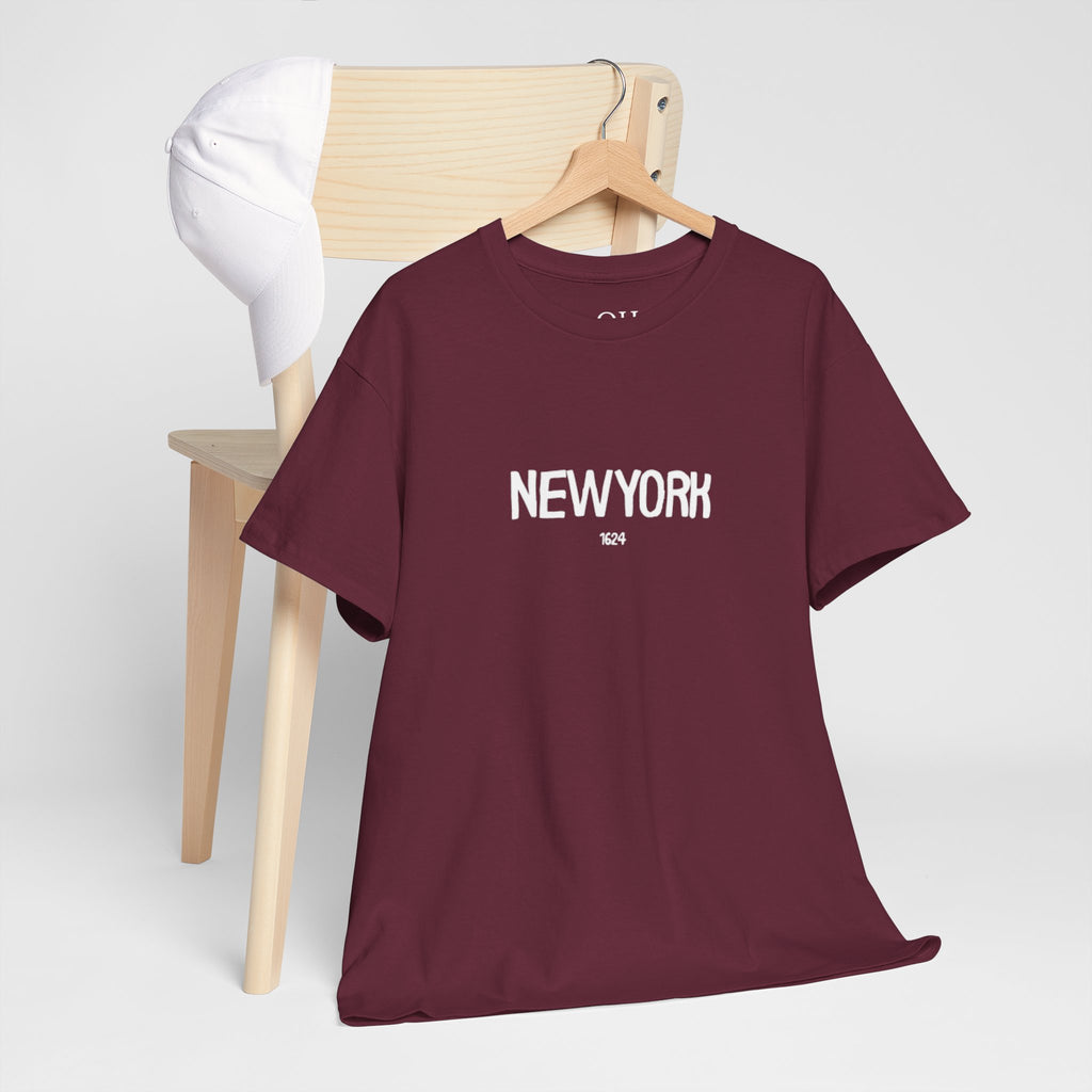 OH New York Printed Unisex Heavy Cotton Tee