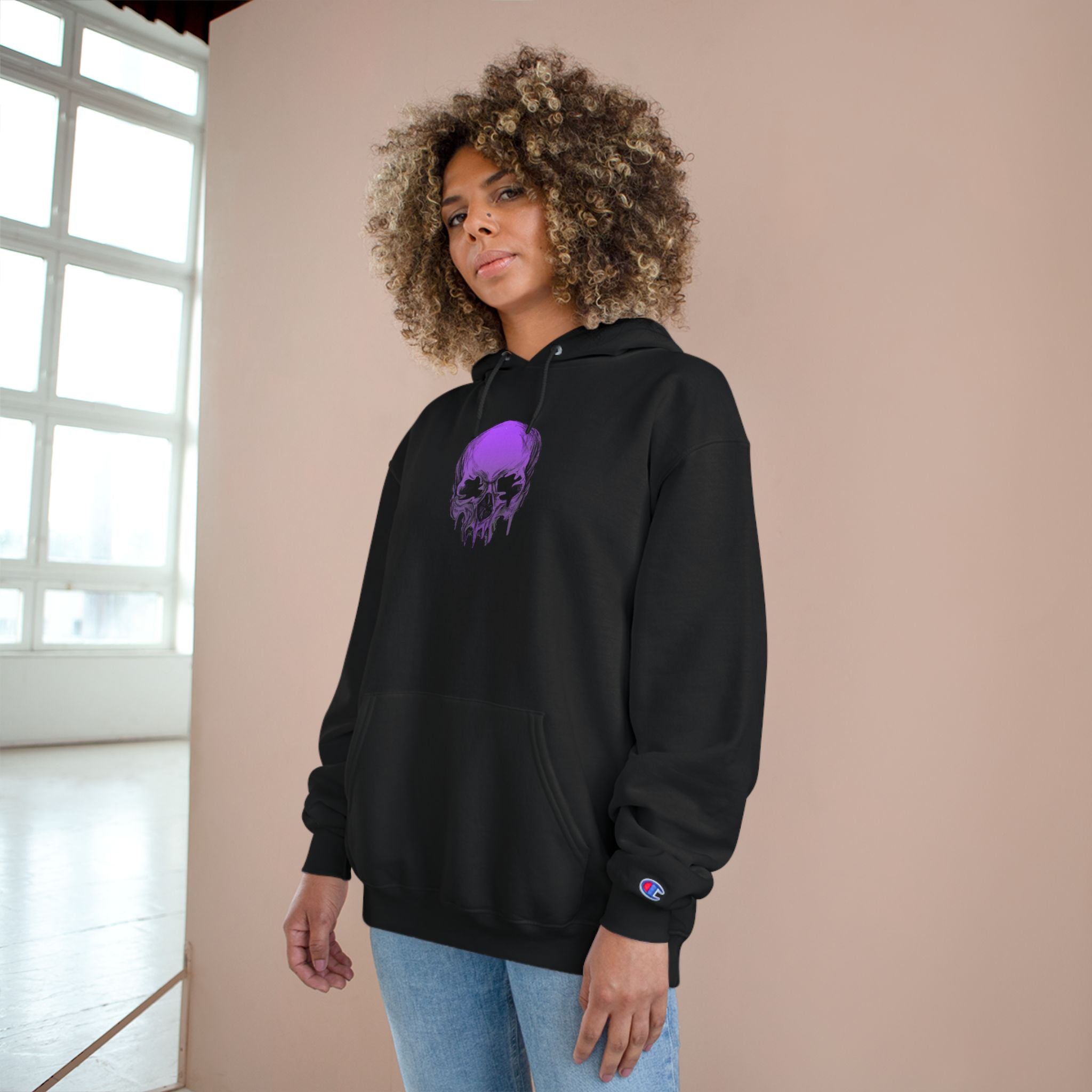 OH Purple Skull Champion Hoodie